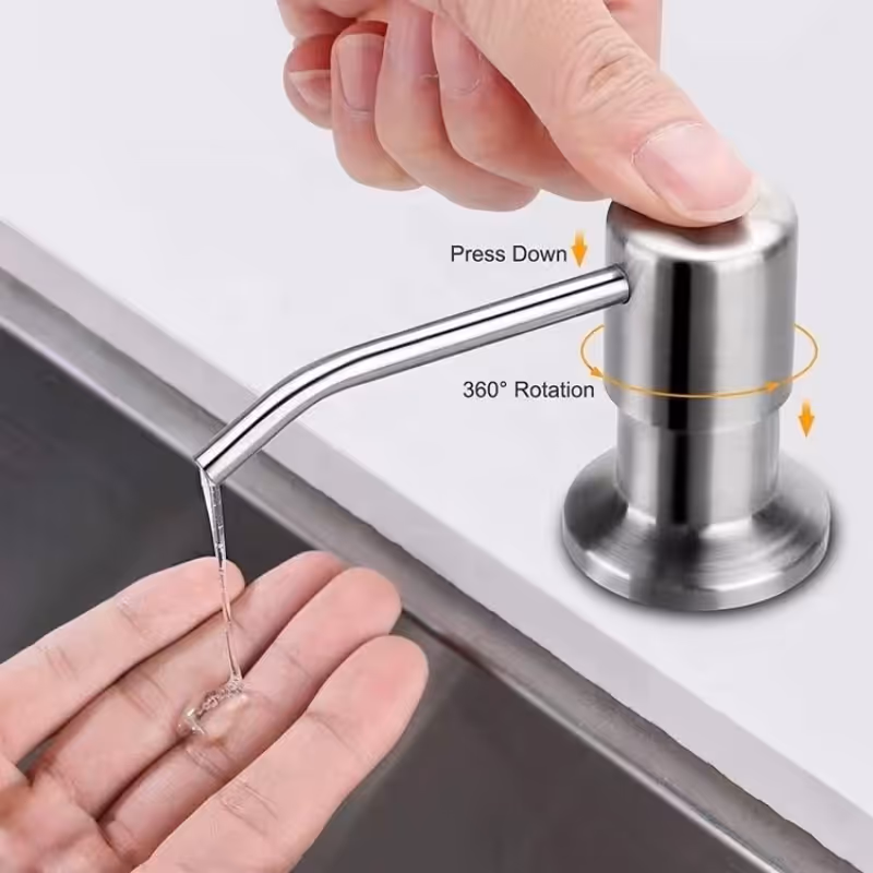 Soap Dispenser for Kitchen Sink — Vector-nice smart kitchen gadget