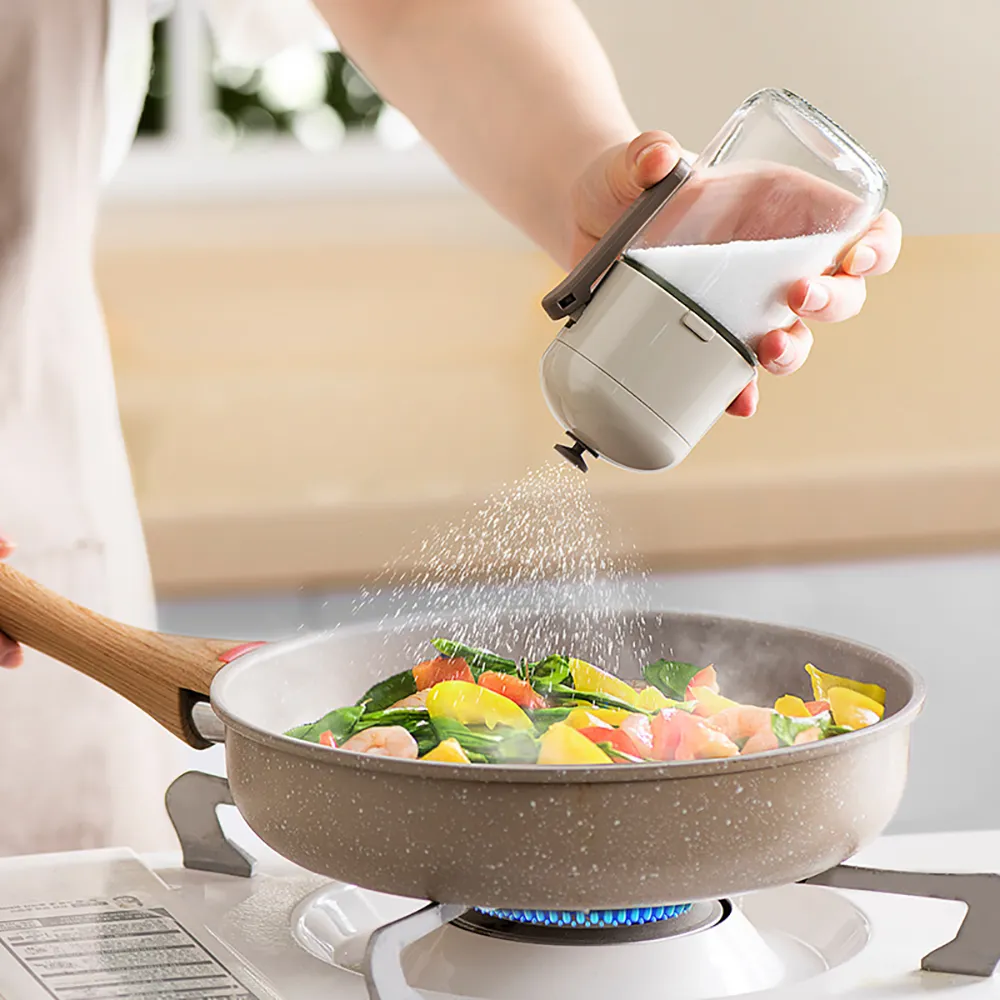 Glass Salt Shaker Dispenser